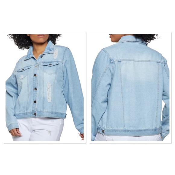 Highway Jeans Jackets & Blazers - HWY Jeans Light Blue Denim Jean Jacket Size: Med